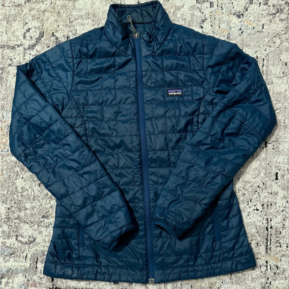 Patagonia Teal Nanopuff Quilted Jacket